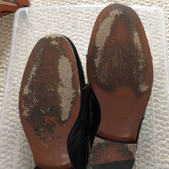 SOLD Chloe Harper lace-up leather backless loafers - Picture 7 of 8